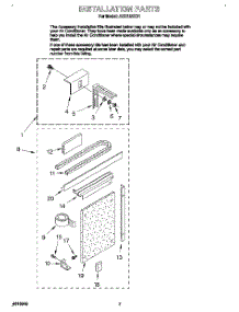 05 - Installation parts for Whirlpool Air Conditioner ACE124XD1 from AppliancePartsPros.com