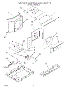 02 - Airflow And Control parts for Whirlpool Air Conditioner ACQ082XJ0 from AppliancePartsPros.com