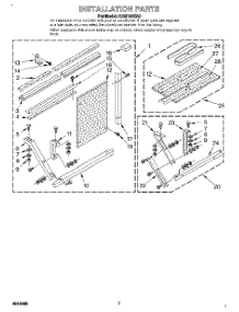 05 - Installation parts for Whirlpool Air Conditioner ACM184XA0 from AppliancePartsPros.com