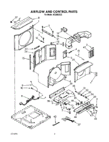 02 - Airflow & Control parts for Whirlpool Air Conditioner ACQ082XZ2 from AppliancePartsPros.com