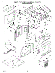 02 - Airflow And Control parts for Whirlpool Air Conditioner ACE124XD0 from AppliancePartsPros.com