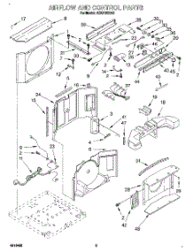 02 - Airflow And Control parts for Whirlpool Air Conditioner ACQ122XA0 from AppliancePartsPros.com