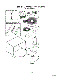 04 - Optional parts for Whirlpool Air Conditioner ACQ082XZ2 from AppliancePartsPros.com