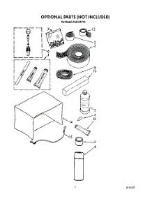 04 - Optional Parts (Not Incl) parts for Whirlpool Air Conditioner ACE124XY0 from AppliancePartsPros.com