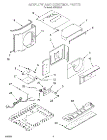 02 - Airflow And Control parts for Whirlpool Air Conditioner ACQ122XJ1 from AppliancePartsPros.com
