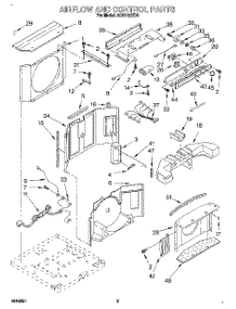 02 - Airflow And Control parts for Whirlpool Air Conditioner ACQ122XD0 from AppliancePartsPros.com