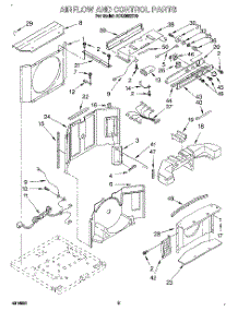 02 - Airflow And Control parts for Whirlpool Air Conditioner ACQ082XD0 from AppliancePartsPros.com