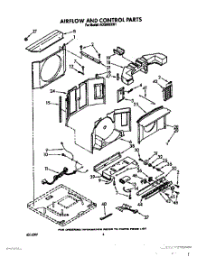 03 - Airflow And Control parts for Whirlpool Air Conditioner ACQ082XW1 from AppliancePartsPros.com