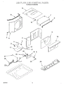 02 - Airflow And Control parts for Whirlpool Air Conditioner ACQ082XH0 from AppliancePartsPros.com