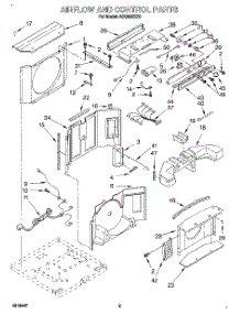 02 - Airflow And Control parts for Whirlpool Air Conditioner ACQ082XZ0 from AppliancePartsPros.com