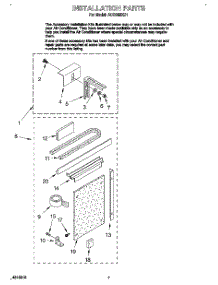 05 - Installation parts for Whirlpool Air Conditioner ACQ082XD1 from AppliancePartsPros.com