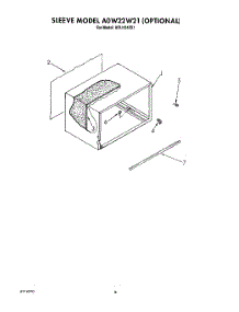 05 - Sleeve Model (Optional) parts for Whirlpool Air Conditioner ACU124XX1 from AppliancePartsPros.com