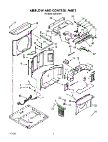 02 - Airflow And Control Parts parts for Whirlpool Air Conditioner ACE124XY1 from AppliancePartsPros.com