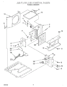 02 - Air Flow And Control parts for Whirlpool Air Conditioner ACM122XF0 from AppliancePartsPros.com
