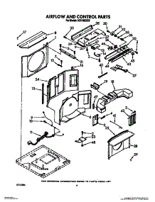 03 - Air Flow And Control parts for Whirlpool Air Conditioner ACU102XX0 from AppliancePartsPros.com