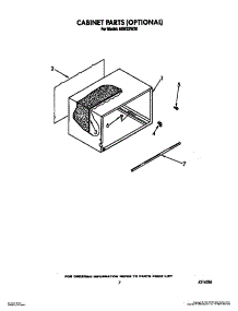 05 - Cabinet (Optional) parts for Whirlpool Air Conditioner ACU102XX0 from AppliancePartsPros.com