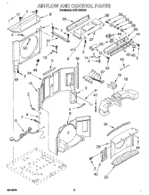 02 - Air Flow And Control parts for Whirlpool Air Conditioner ACU124XD0 from AppliancePartsPros.com