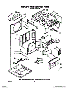 03 - Air Flow And Control parts for Whirlpool Air Conditioner ACU124XX0 from AppliancePartsPros.com