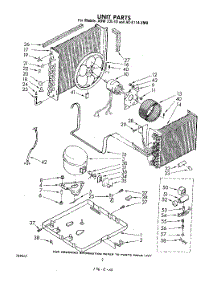 02 - Unit Parts parts for Whirlpool Air Conditioner ACE114XM0 from AppliancePartsPros.com
