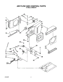 03 - Air Flow And Control parts for Whirlpool Air Conditioner ACM062XX1 from AppliancePartsPros.com