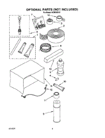 06 - Optional parts for Whirlpool Air Conditioner ACM062XX1 from AppliancePartsPros.com