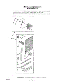 06 - Installation parts for Whirlpool Air Conditioner ACM062XX0 from AppliancePartsPros.com