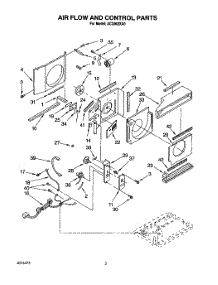 02 - Air Flow And Control parts for Whirlpool Air Conditioner ACQ062XA0 from AppliancePartsPros.com