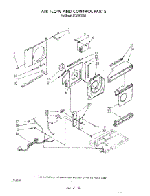 03 - Air Flow And Control parts for Whirlpool Air Conditioner ACM062XW0 from AppliancePartsPros.com