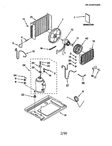 Unit parts for Whirlpool Air Conditioner AEQ072XH0 from AppliancePartsPros.com