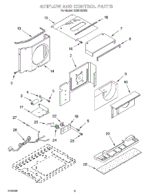 02 - Airflow And Control parts for Whirlpool Air Conditioner ACM102XK0 from AppliancePartsPros.com
