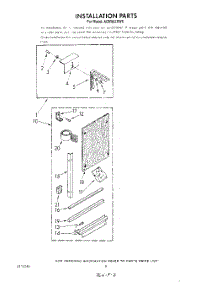 06 - Installation parts for Whirlpool Air Conditioner ACM062XW0 from AppliancePartsPros.com