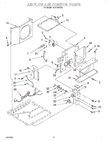 02 - Air Flow And Control parts for Whirlpool Air Conditioner ACQ102XG0 from AppliancePartsPros.com