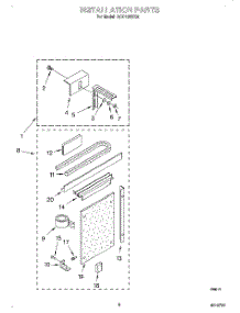 05 - Installation parts for Whirlpool Air Conditioner ACQ102XG0 from AppliancePartsPros.com