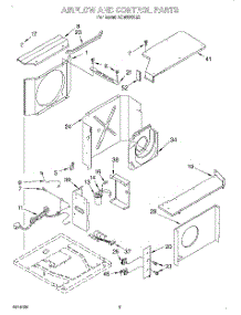 02 - Airflow And Control parts for Whirlpool Air Conditioner ACM184XE2 from AppliancePartsPros.com