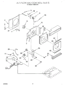 02 - Air Flow And Control parts for Whirlpool Air Conditioner ACM062XF0 from AppliancePartsPros.com