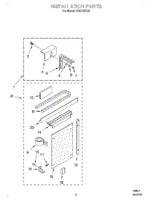 05 - Installation parts for Whirlpool Air Conditioner ACM102XG0 from AppliancePartsPros.com
