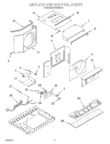 02 - Air Flow And Control parts for Whirlpool Air Conditioner ACM102XJ0 from AppliancePartsPros.com