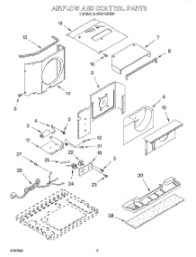 02 - Air Flow And Control parts for Whirlpool Air Conditioner ACQ124XH0 from AppliancePartsPros.com