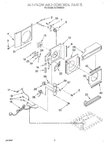 02 - Airflow And Control parts for Whirlpool Air Conditioner ACQ062XG0 from AppliancePartsPros.com