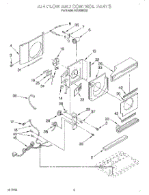 02 - Air Flow And Control parts for Whirlpool Air Conditioner ACQ052XG0 from AppliancePartsPros.com