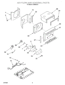 02 - Airflow And Control parts for Whirlpool Air Conditioner ACM062XJ1 from AppliancePartsPros.com