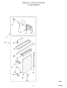 05 - Installation parts for Whirlpool Air Conditioner ACM122XG0 from AppliancePartsPros.com