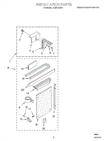05 - Installation parts for Whirlpool Air Conditioner ACM102XF0 from AppliancePartsPros.com