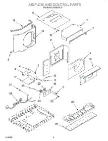 02 - Airflow And Control parts for Whirlpool Air Conditioner ACQ102XJ0 from AppliancePartsPros.com