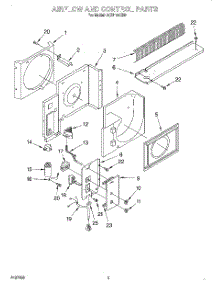 02 - Section parts for Whirlpool Air Conditioner ACU104XH0 from AppliancePartsPros.com