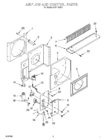 02 - Section parts for Whirlpool Air Conditioner ACU114XE4 from AppliancePartsPros.com