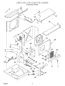 02 - Air Flow And Control parts for Whirlpool Air Conditioner ACE184XH0 from AppliancePartsPros.com