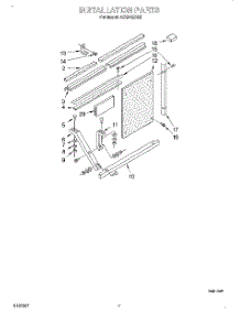 05 - Installation parts for Whirlpool Air Conditioner ACQ142XH0 from AppliancePartsPros.com