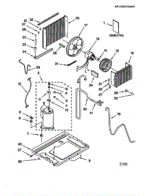 Unit parts for Whirlpool Air Conditioner ACQ12XH0 from AppliancePartsPros.com
