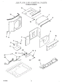 02 - Airflow And Control parts for Whirlpool Air Conditioner ACD082XH0 from AppliancePartsPros.com